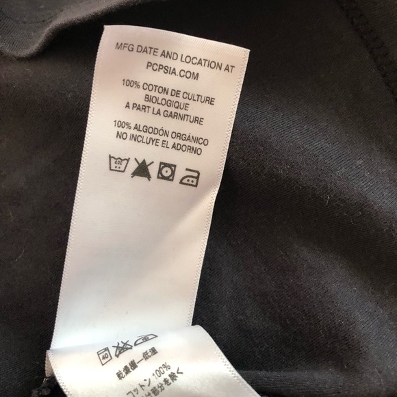 PATAGONIA Midi Dress Women's Size Medium Gray 100% Organic Cotton V-Neck - Picture 9 of 12